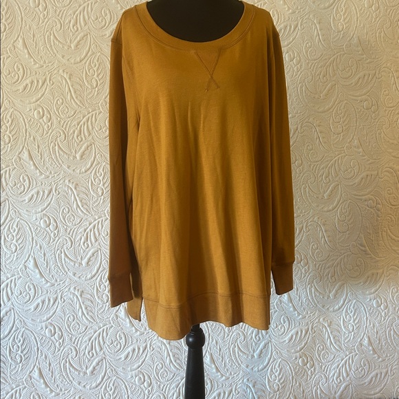 Jockey Mustard Long Sleeve Shirt - Picture 1 of 3